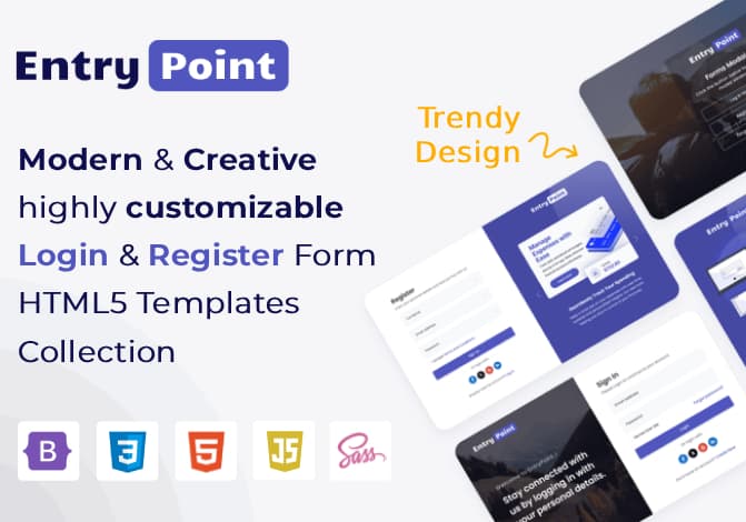 Flexible and User-Friendly Login Template